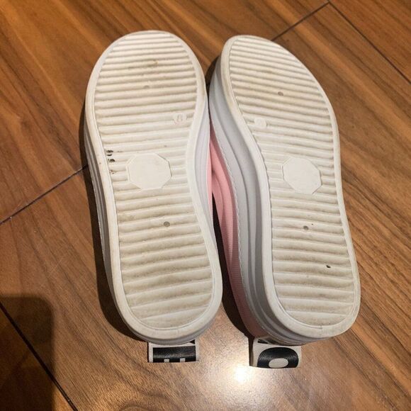 shoes, sneaker, runner, walking, size 8, pink, EUC, graphics, thick sole - Picture 7 of 16